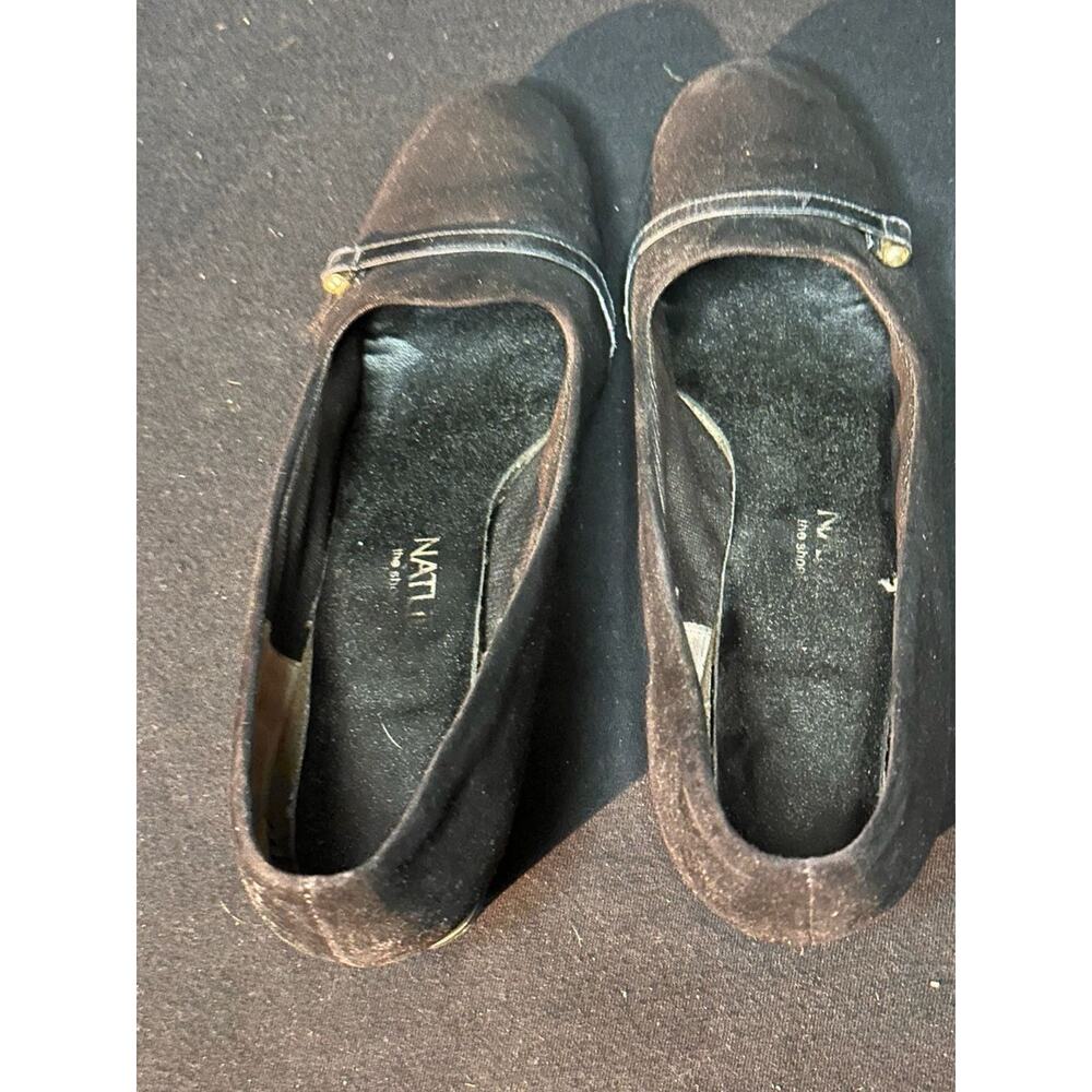 #4 Naturalizer Black Suede Block Heel Pumps